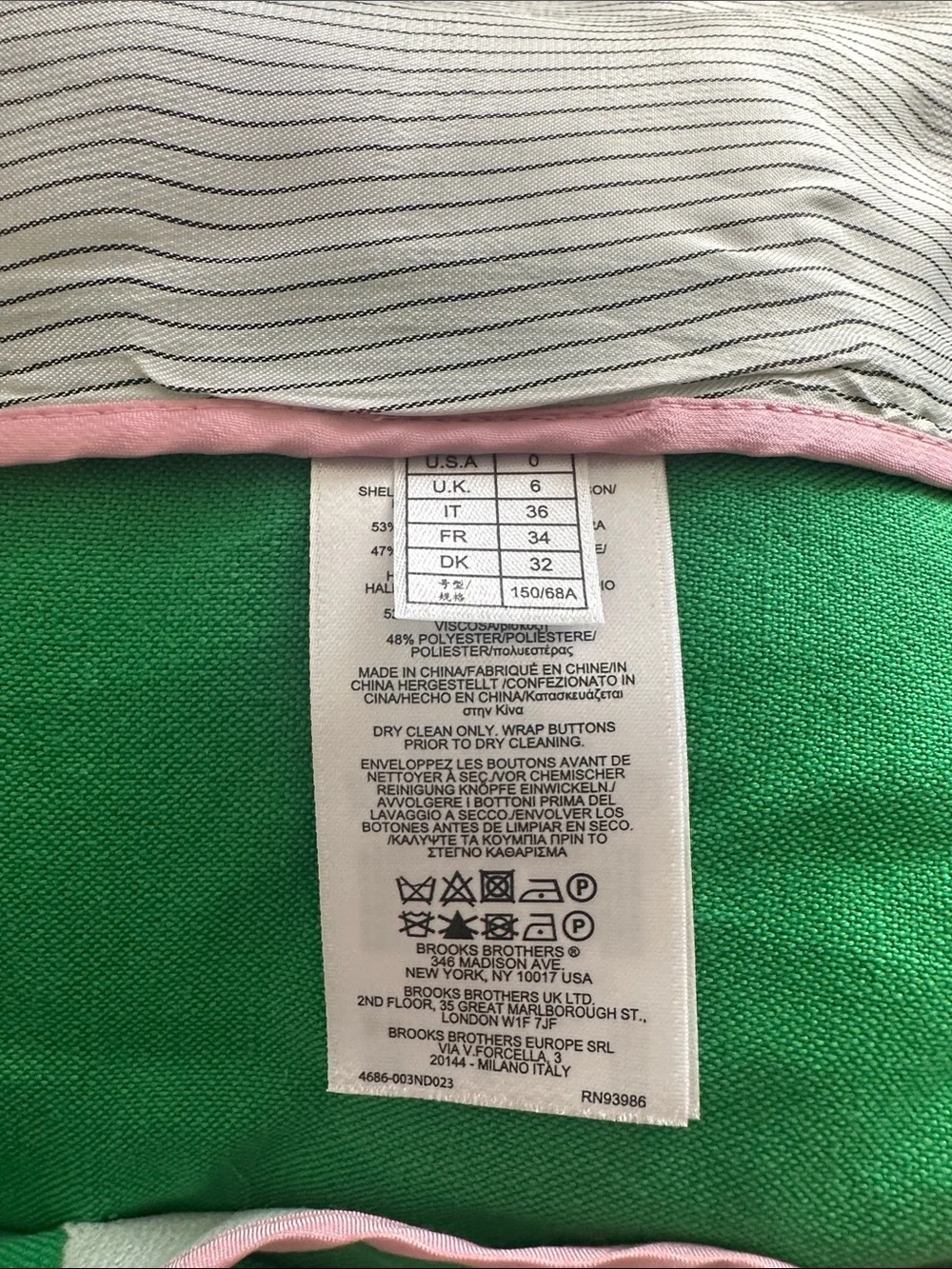 Women - Brooks Brothers Linen/cotton blazer